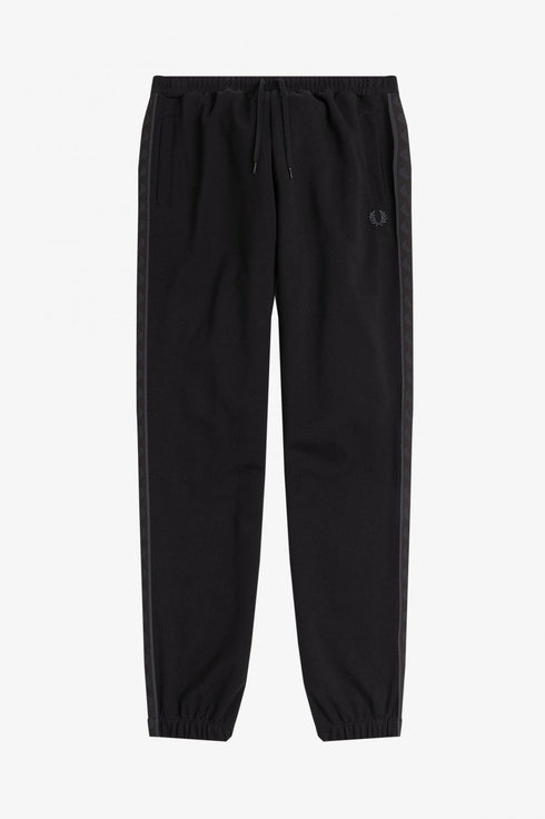 Pantalone Uomo da tuta con fettuccia Nero FRED PERRY- Francavilla Moda